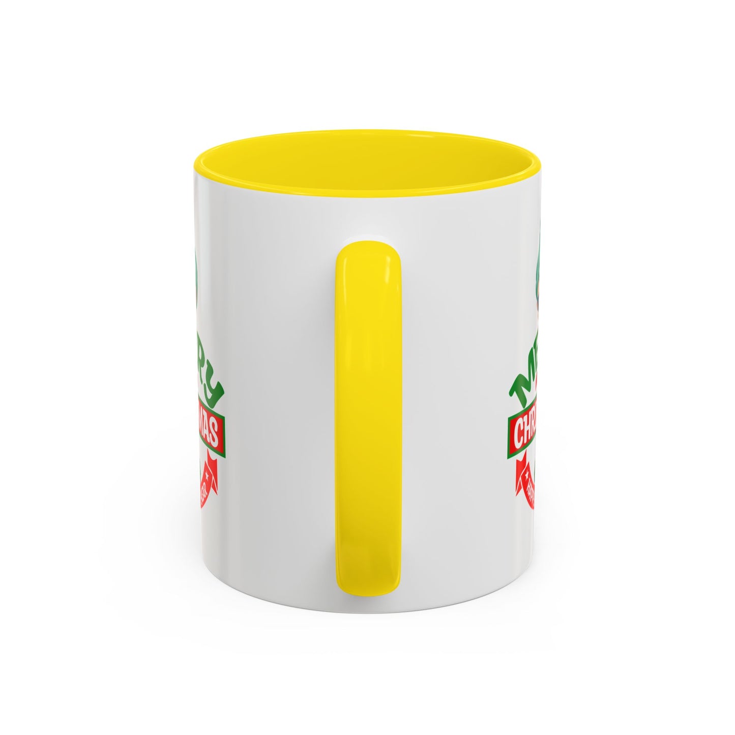 Accent Coffee Mug - Merry chridtmas from super kiddo