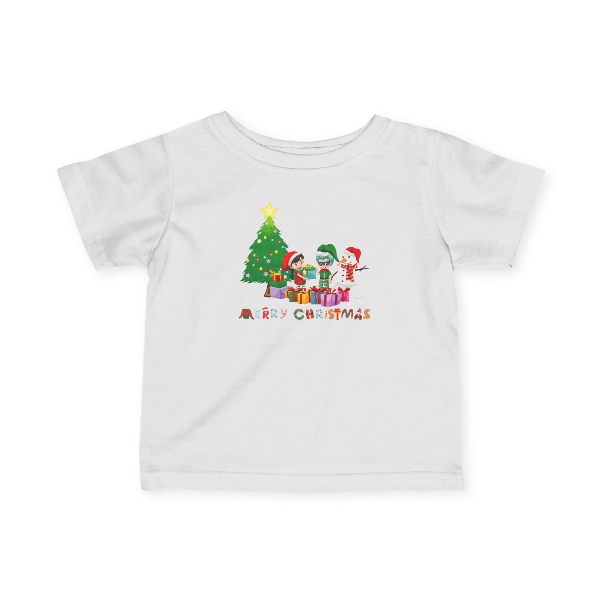 Infant Fine Jersey Tee - Super kiddo preparing gifts - [[{"value":"Wonderwear Kid"}]]