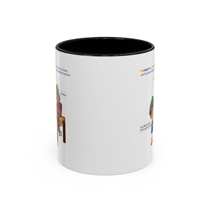 Accent Coffee Mug - WonderWear Origin - [[{"value":"Wonderwear Kid"}]]