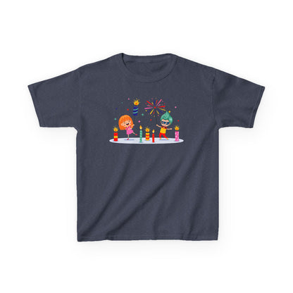 Kids Heavy Cotton™ Tee - Super kiddo lighting fireworks - [[{"value":"Wonderwear Kid"}]]