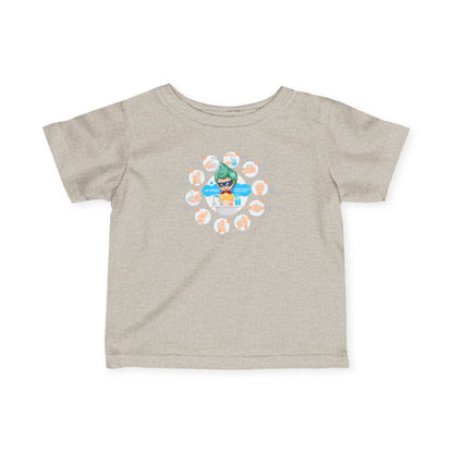 Infant Fine Jersey Tee - Super kiddo hand washing steps - [[{"value":"Wonderwear Kid"}]]