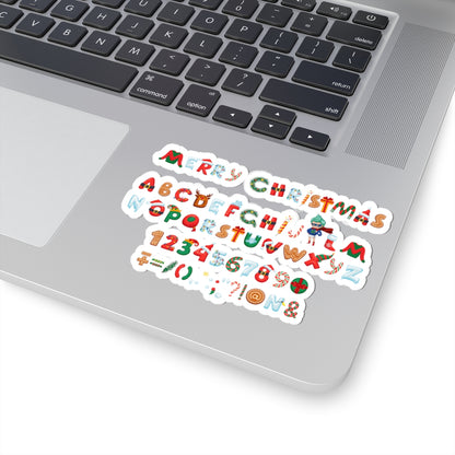 Kiss-Cut Stickers - Christmas alphabet - [[{"value":"Wonderwear Kid"}]]