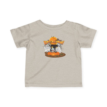 Infant Fine Jersey Tee - Super kiddo with ghost - [[{"value":"Wonderwear Kid"}]]