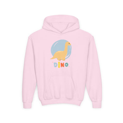 Kids Dino Embrace Hoodie Printify