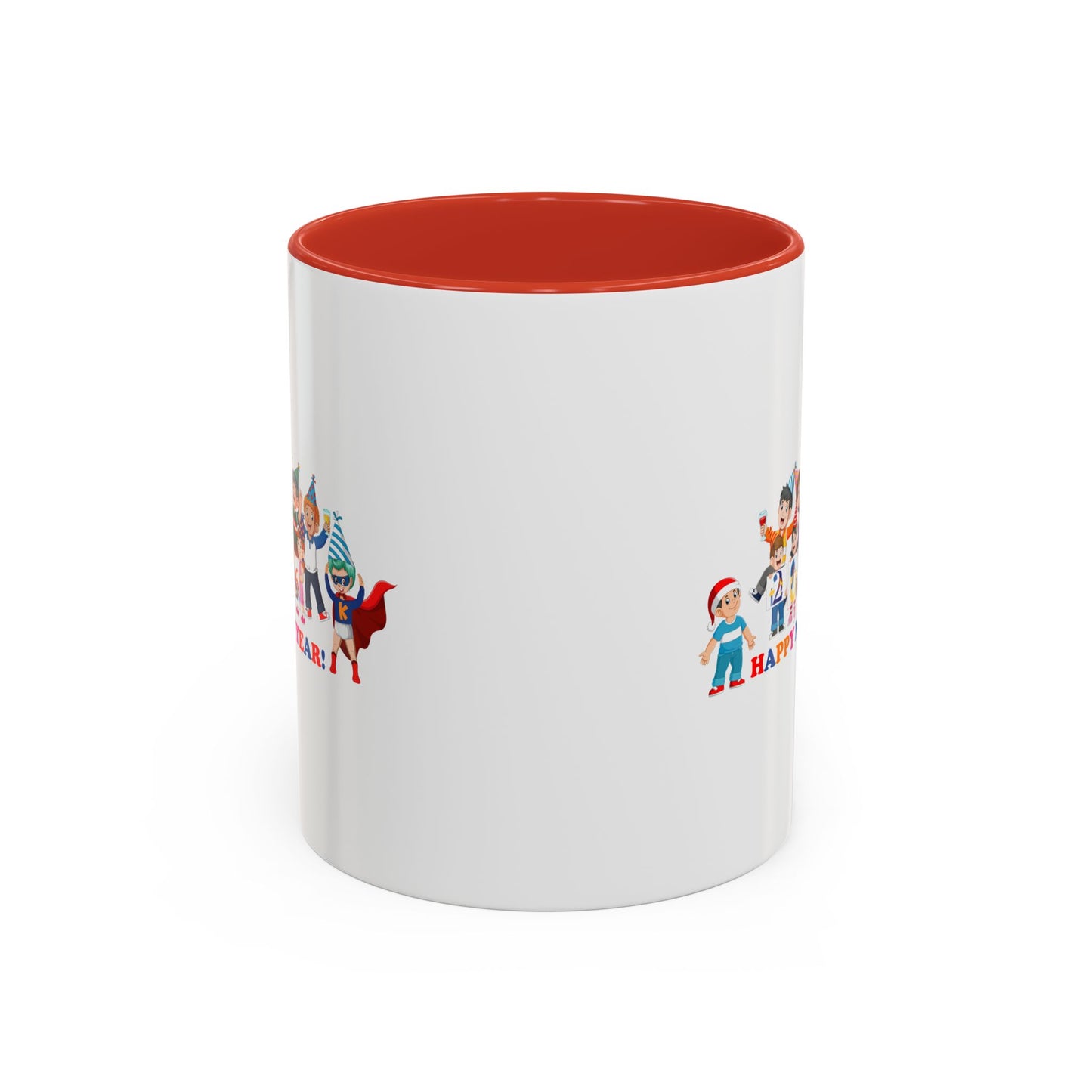Accent Coffee Mug - Happy new year from super kiddo