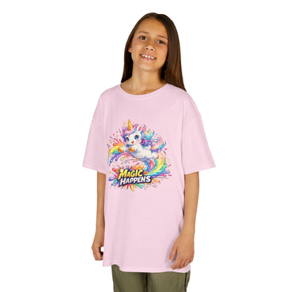 Kids Heavy Cotton™ Tee - Magic Happens