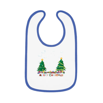 Baby Bib - Christmas and snowing - [[{"value":"Wonderwear Kid"}]]