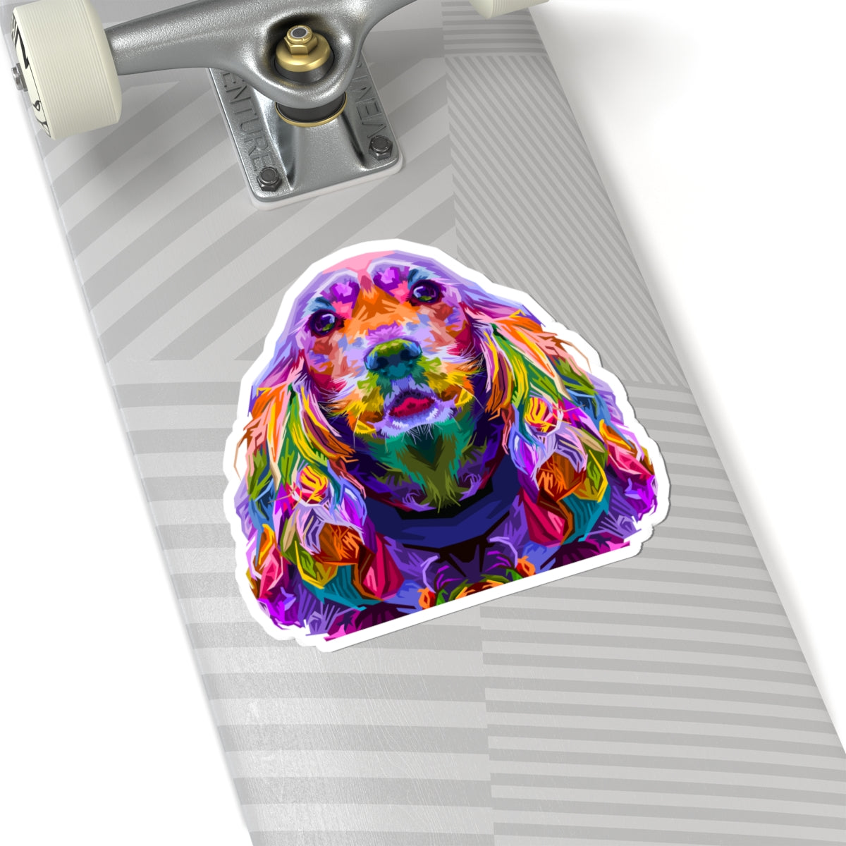 Kiss-Cut Stickers - The golden retriever