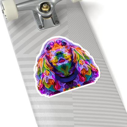 Kiss-Cut Stickers - The golden retriever Printify
