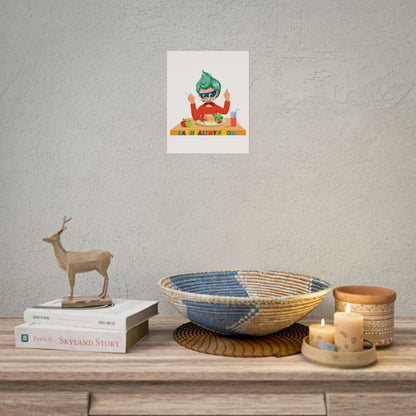 Rolled Posters - Super kiddo eating healthy breafast - [[{"value":"Wonderwear Kid"}]]