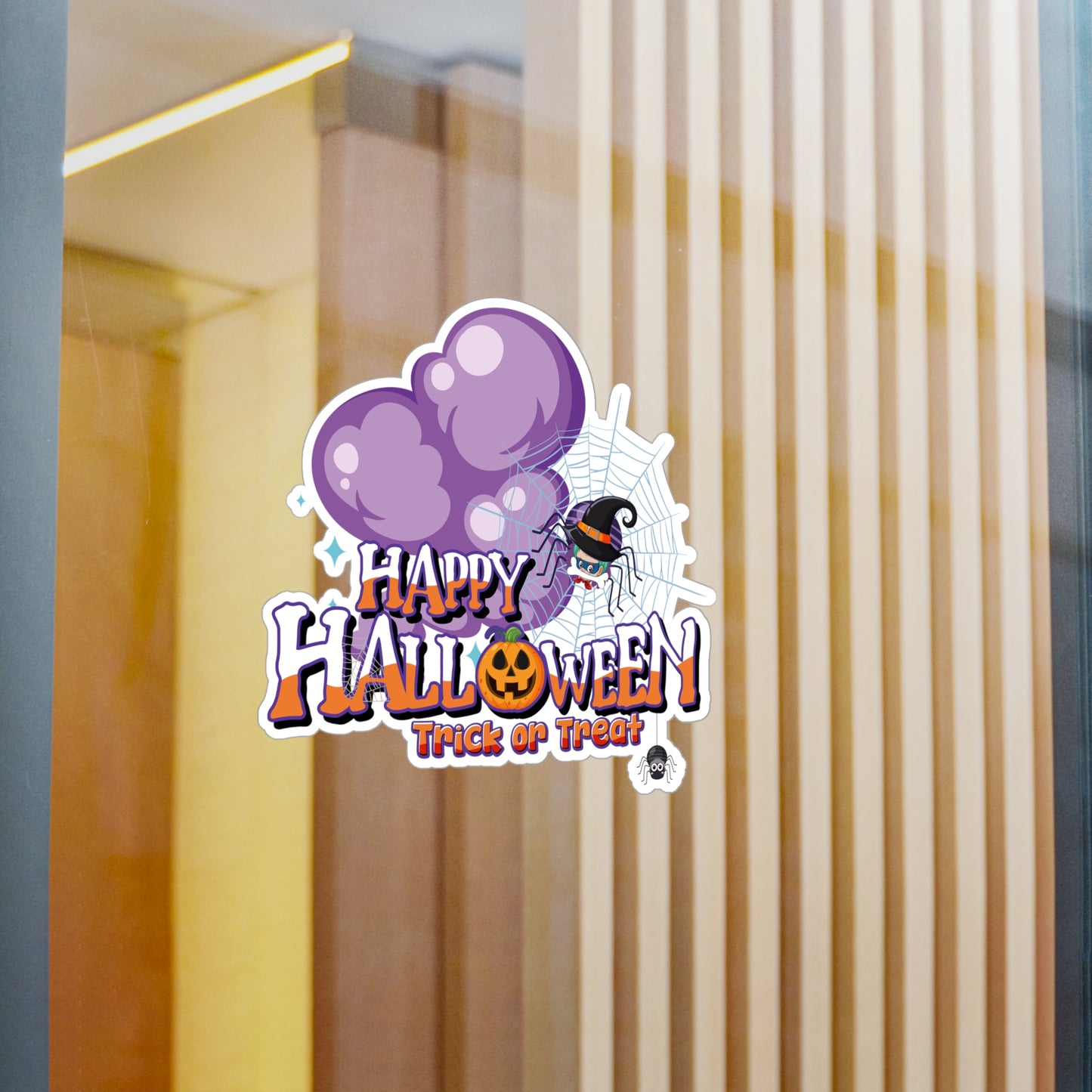 Halloween Kiss-Cut Vinyl Decals – Happy holloween - spider kiddo - [[{"value":"Wonderwear Kid"}]]