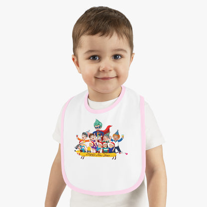 Baby Bib - Happy new year with friends - [[{"value":"Wonderwear Kid"}]]