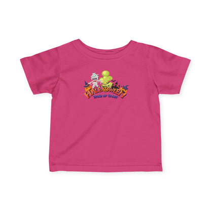 Infant Fine Jersey Tee - Trick or Treat - [[{"value":"Wonderwear Kid"}]]