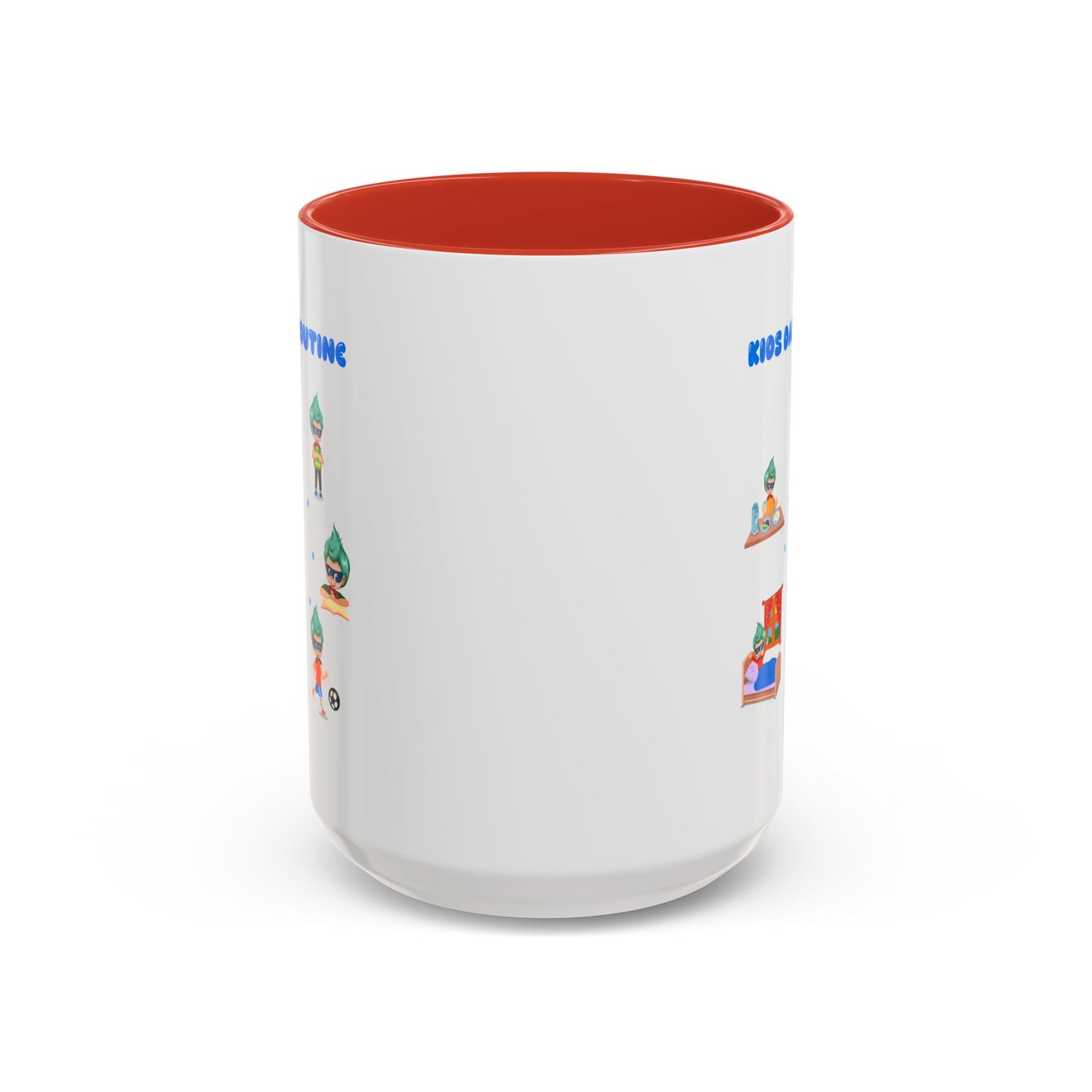 Accent Coffee Mug - Super kiddo daily routine