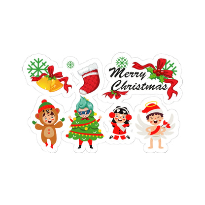 Kiss-Cut Stickers - Merry christmas from super kid - [[{"value":"Wonderwear Kid"}]]