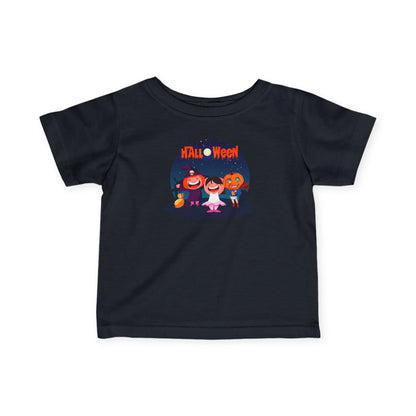 Infant Fine Jersey Tee - Super kiddo wearing pumpkin - [[{"value":"Wonderwear Kid"}]]