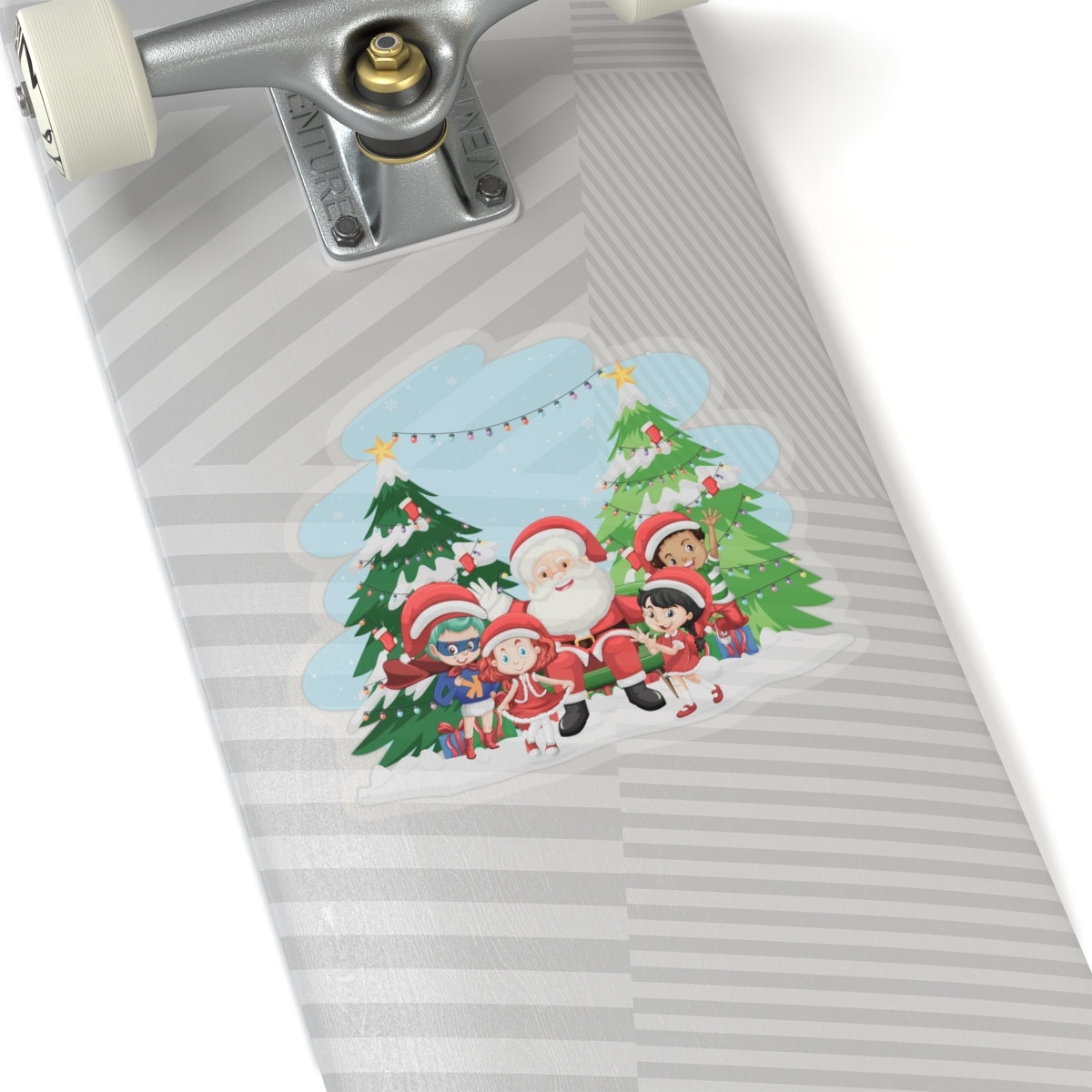 Kiss-Cut Stickers - Super kiddo with santa claus - [[{"value":"Wonderwear Kid"}]]