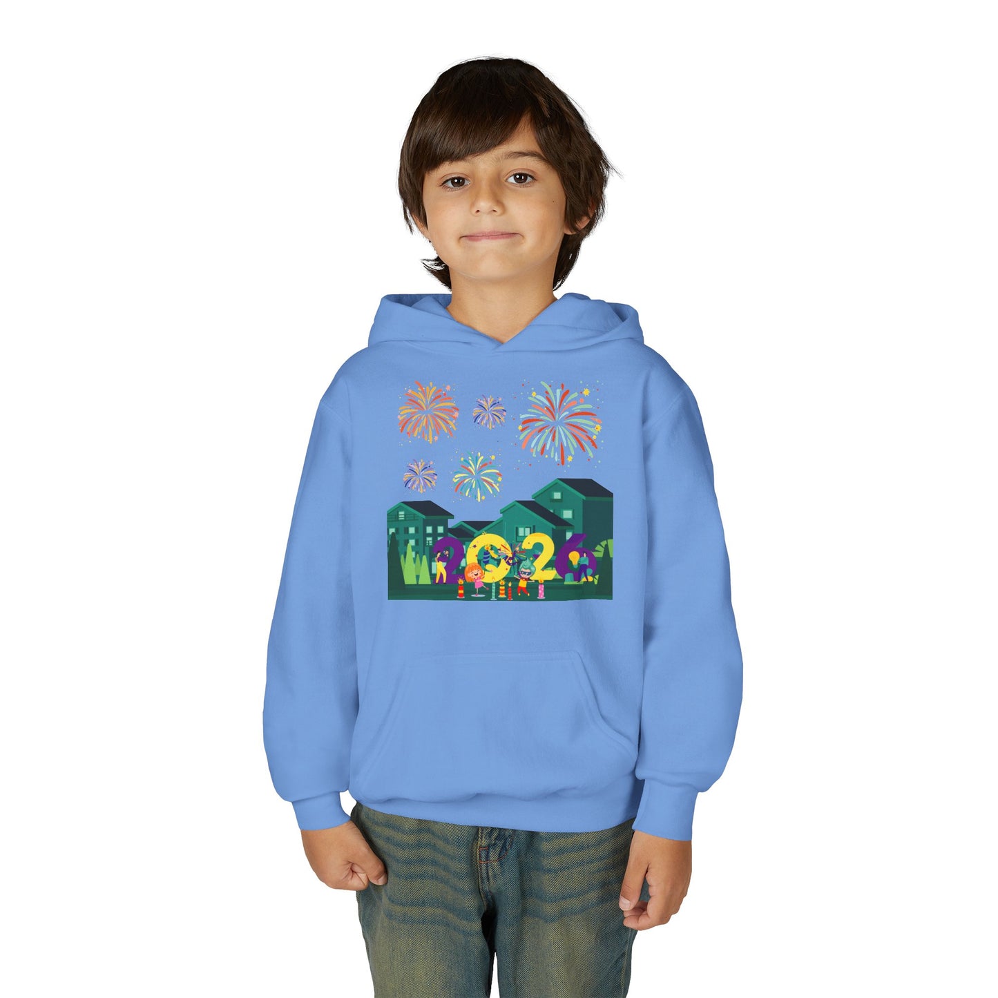 Youth Heavy Blend Hooded Sweatshirt - Super kiddo on house