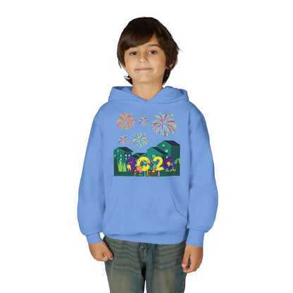 Youth Heavy Blend Hooded Sweatshirt - Super kiddo on house - [[{"value":"Wonderwear Kid"}]]