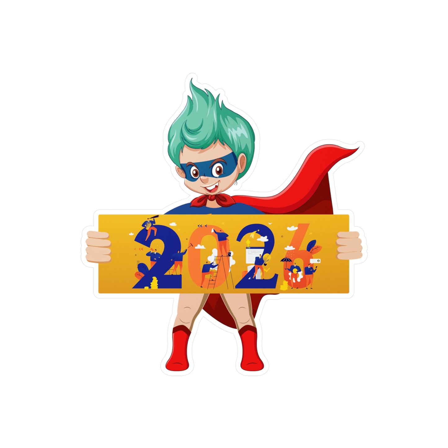 Christmas Kiss-Cut Vinyl Decals – 2026