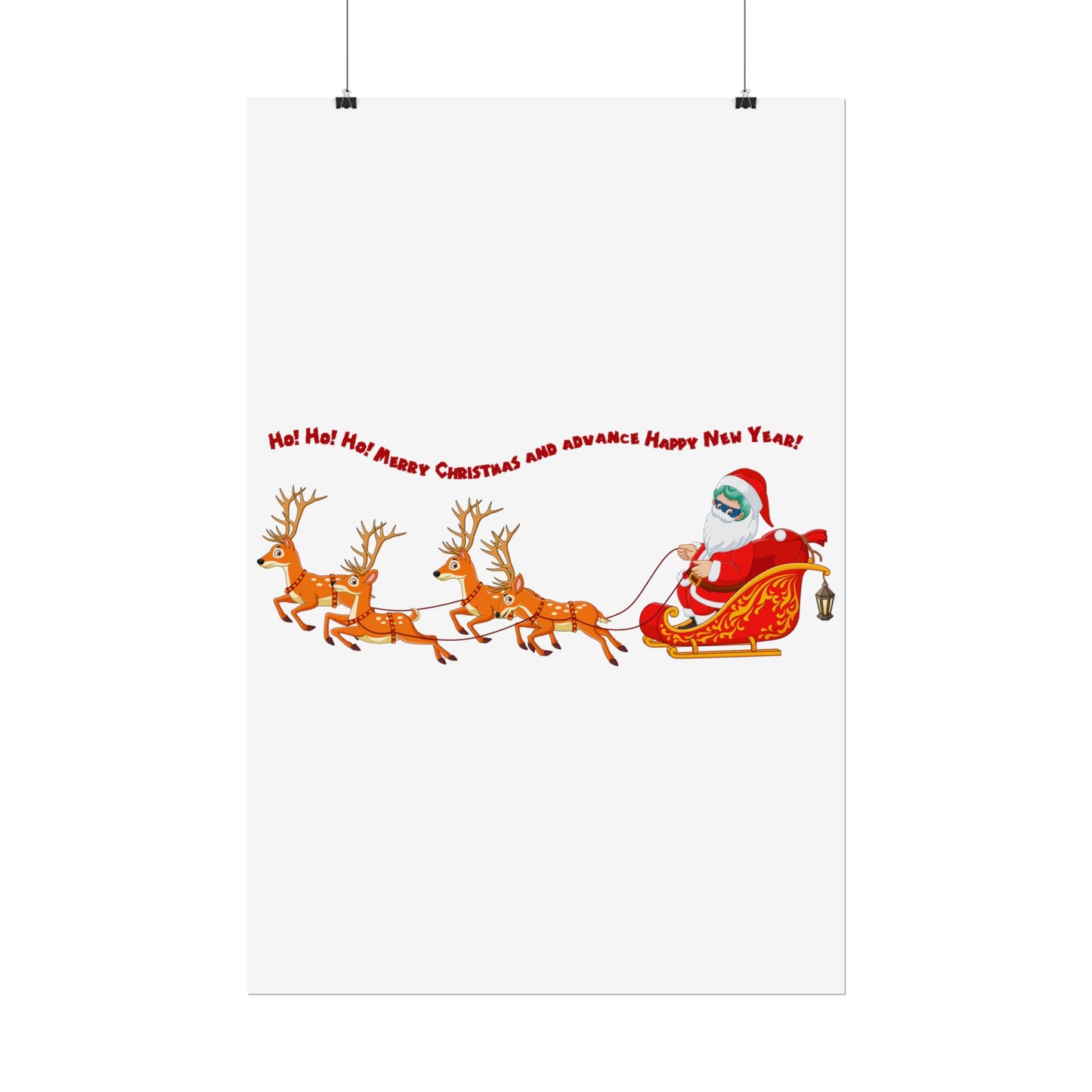 Rolled Posters - Santa kiddo - [[{"value":"Wonderwear Kid"}]]