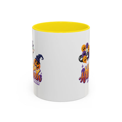 Accent Coffee Mug - Happy halloween trick or treat - [[{"value":"Wonderwear Kid"}]]