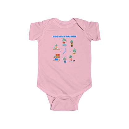 Infant Bodysuit - Super kiddo daily routine - [[{"value":"Wonderwear Kid"}]]