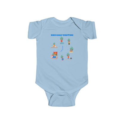 Infant Bodysuit - Super kiddo daily routine - [[{"value":"Wonderwear Kid"}]]
