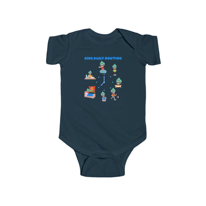 Infant Bodysuit - Super kiddo daily routine - [[{"value":"Wonderwear Kid"}]]