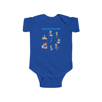 Infant Bodysuit - Super kiddo daily routine - [[{"value":"Wonderwear Kid"}]]