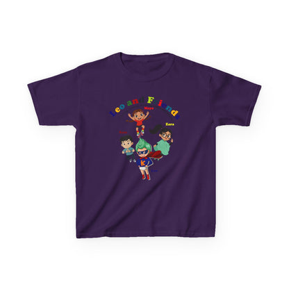 Kids Heavy Cotton™ Tee - Leo & Friends - Learning and growing - [[{"value":"Wonderwear Kid"}]]