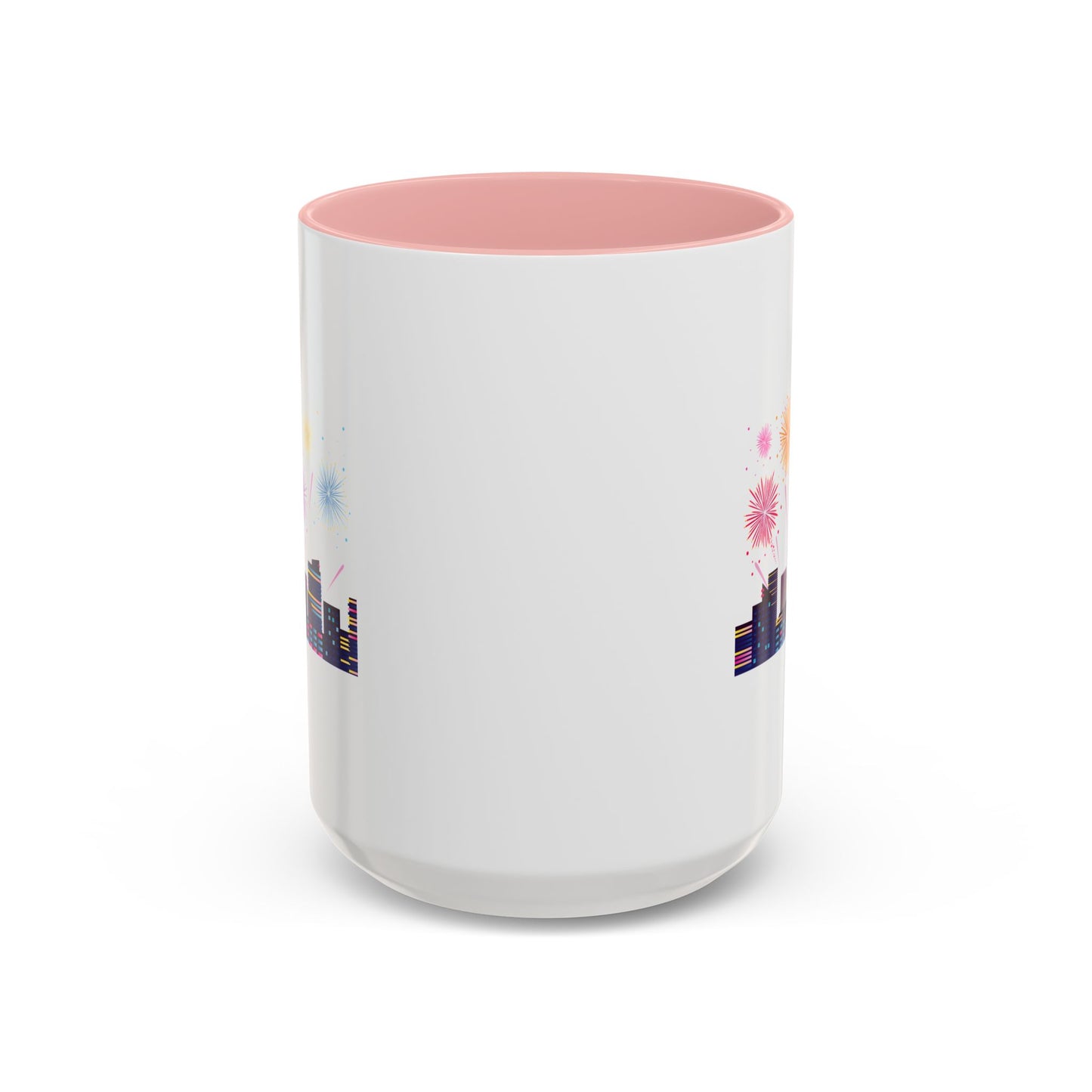 Accent Coffee Mug - Super kiddo with fireworks