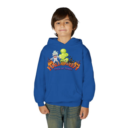 Youth Heavy Blend Hooded Sweatshirt - Trick or Treat - [[{"value":"Wonderwear Kid"}]]
