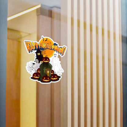 Halloween Kiss-Cut Vinyl Decals – Happy holloween - cemetery - [[{"value":"Wonderwear Kid"}]]