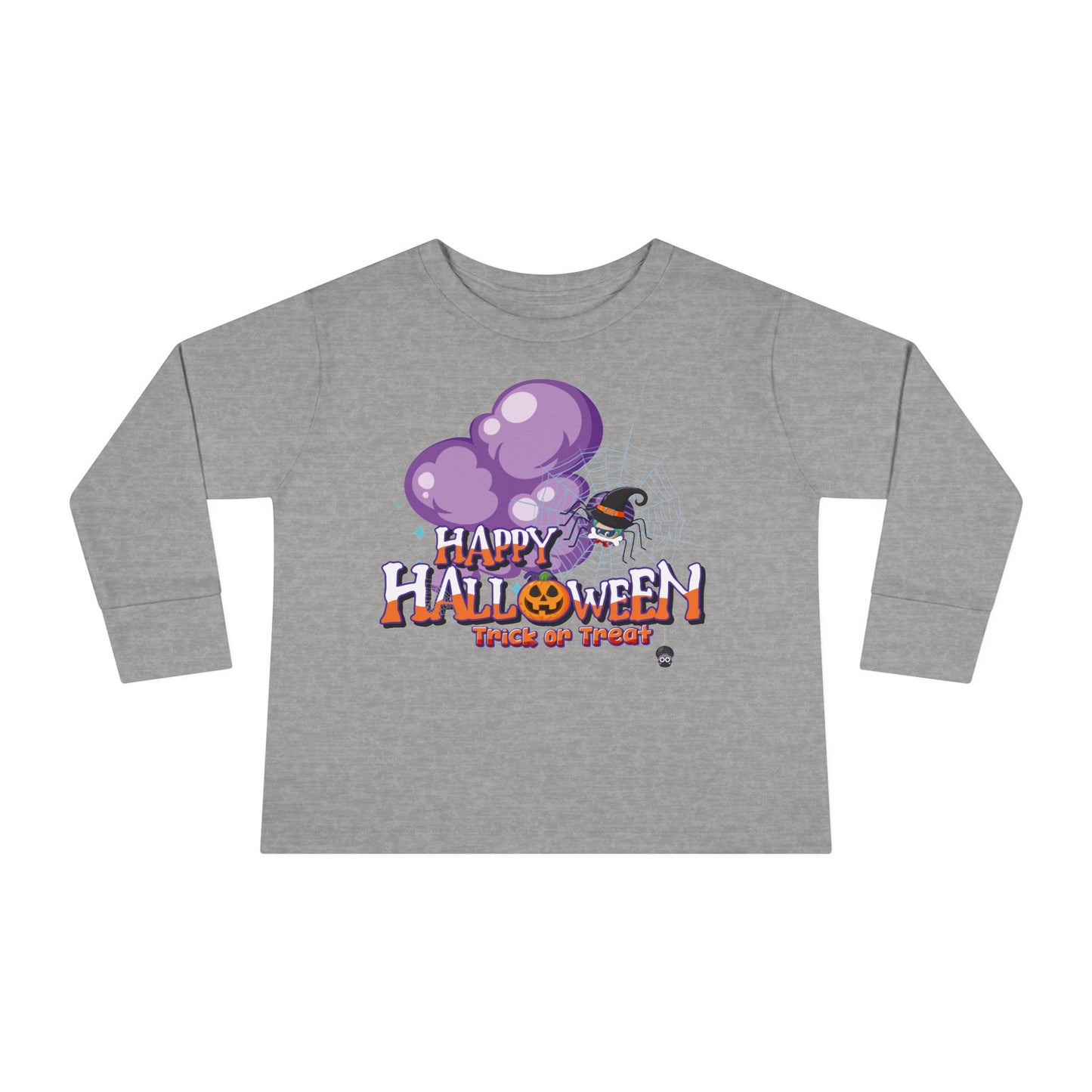 Toddler Long Sleeve Tee - Happy holloween - spider kiddo - [[{"value":"Wonderwear Kid"}]]