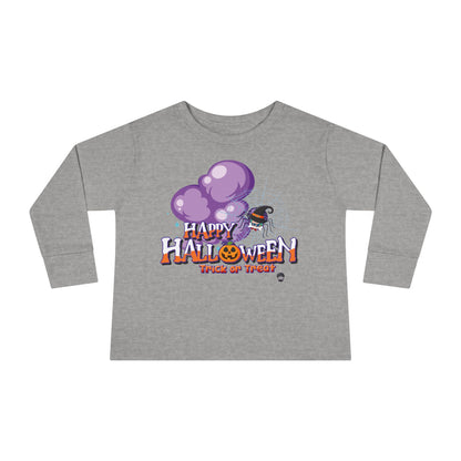 Toddler Long Sleeve Tee - Happy holloween - spider kiddo - [[{"value":"Wonderwear Kid"}]]