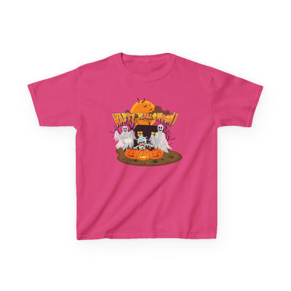 Kids Heavy Cotton™ Tee - Super kiddo with ghost - [[{"value":"Wonderwear Kid"}]]