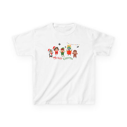 Kids Heavy Cotton™ Tee - Merry christmas by super kiddo and friends - [[{"value":"Wonderwear Kid"}]]