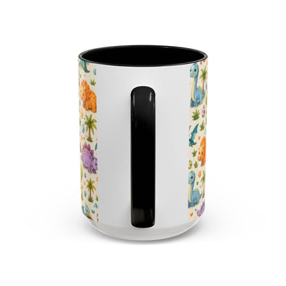 Accent Coffee Mug  (11/15 oz) - Baby Dinosaurs Nursery