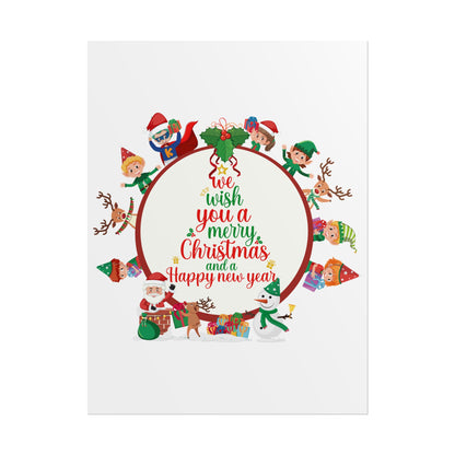 Rolled Posters - We wish you a merry christmas - [[{"value":"Wonderwear Kid"}]]