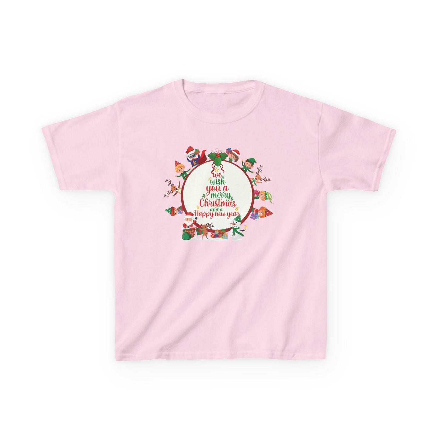 Kids Heavy Cotton™ Tee - We wish you a merry christmas - [[{"value":"Wonderwear Kid"}]]