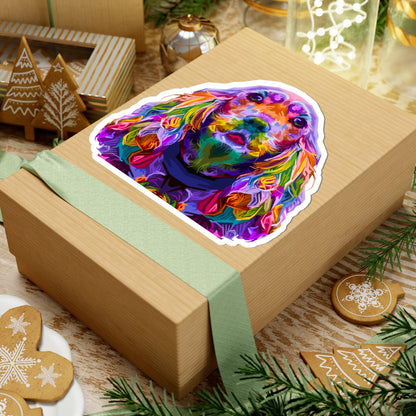 Kiss-Cut Stickers - The golden retriever Printify