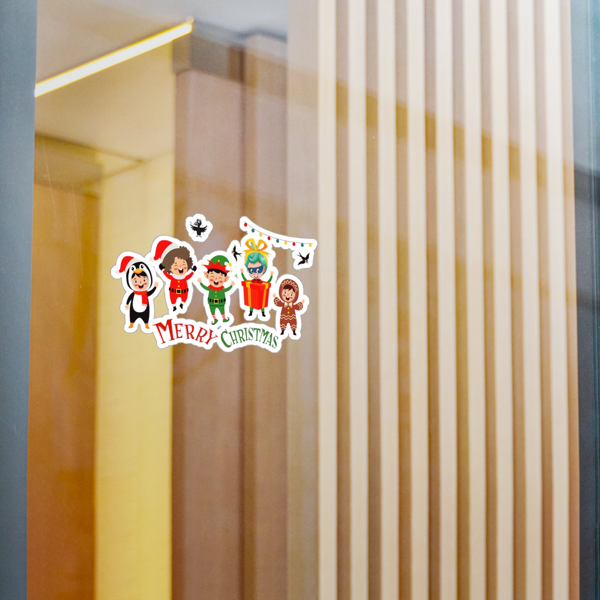 Christmas Kiss-Cut Vinyl Decals – Merry christmas by super kiddo and friends - [[{"value":"Wonderwear Kid"}]]
