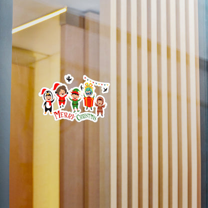 Christmas Kiss-Cut Vinyl Decals – Merry christmas by super kiddo and friends - [[{"value":"Wonderwear Kid"}]]