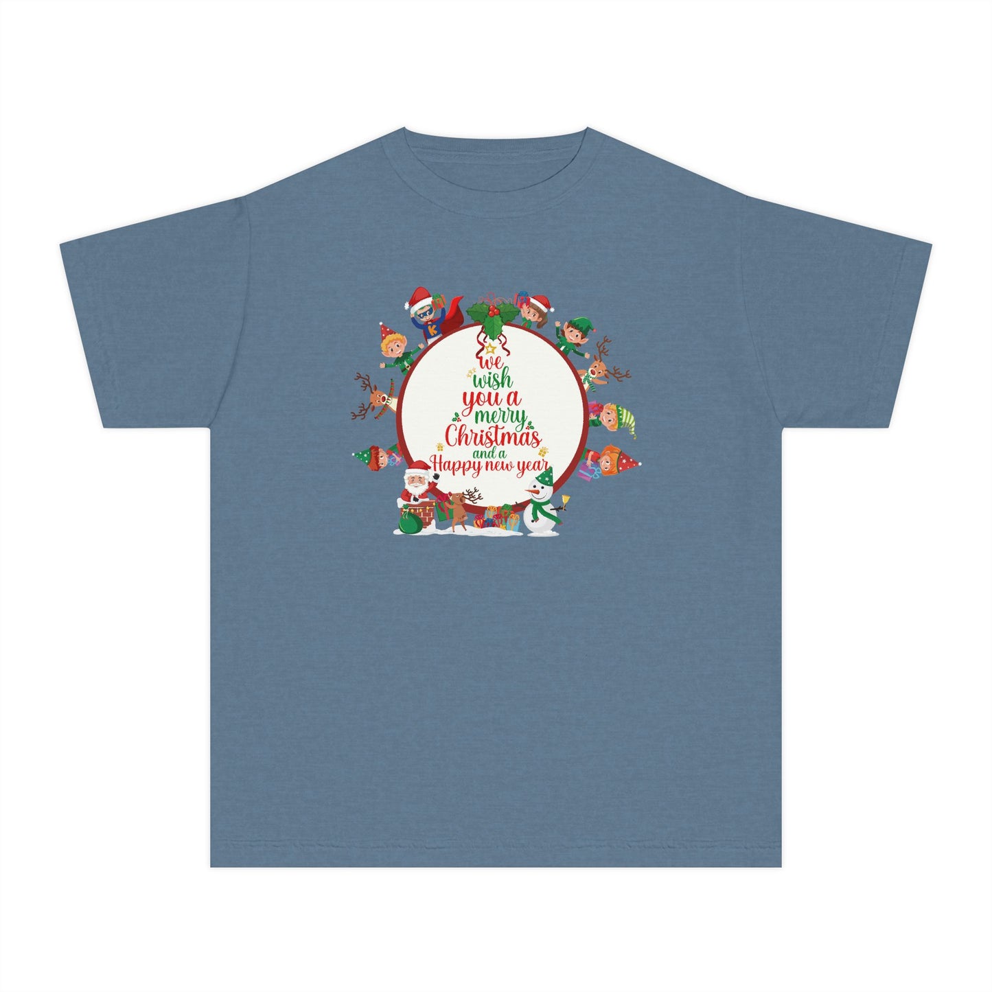 Youth Midweight Tee - We wish you a merry Christmas