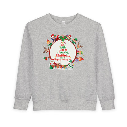 Toddler Sweatshirt - We Wish You a Merry Christmas - [[{"value":"Wonderwear Kid"}]]