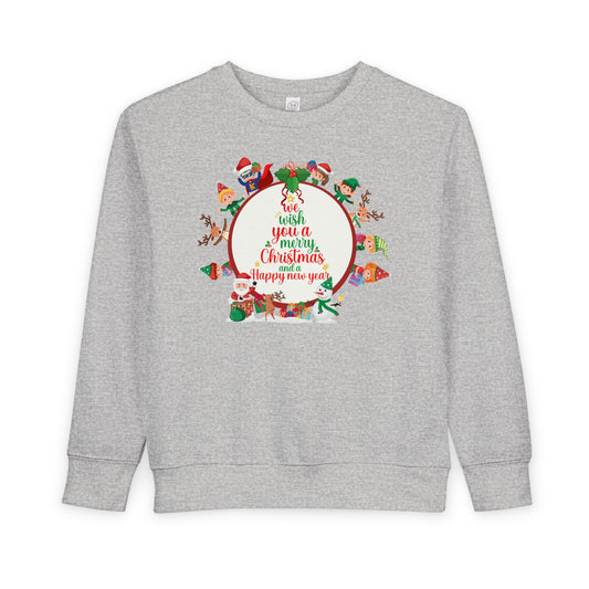 Toddler Sweatshirt - We Wish You a Merry Christmas - [[{"value":"Wonderwear Kid"}]]