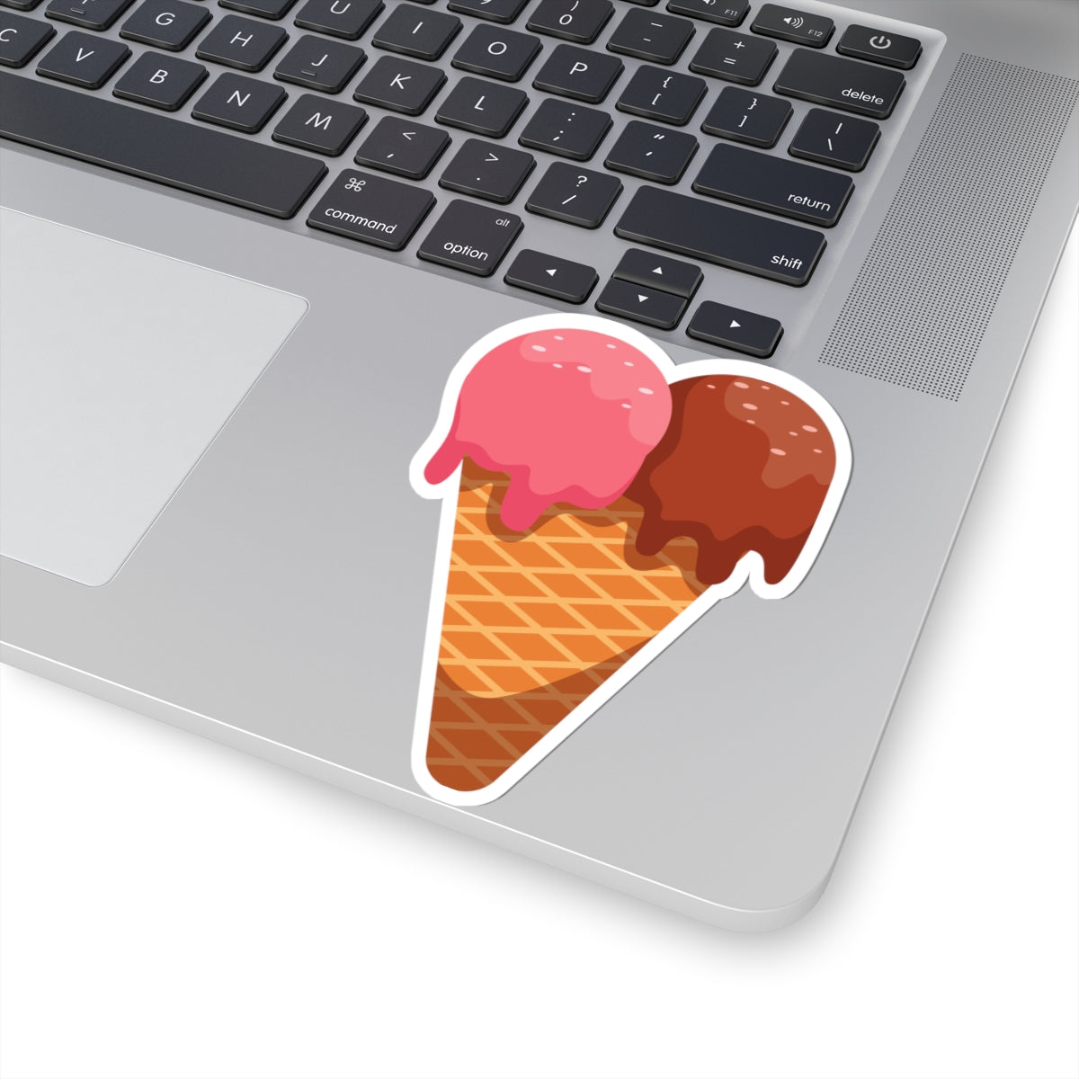 Kiss-Cut Stickers - Cone with ice cream