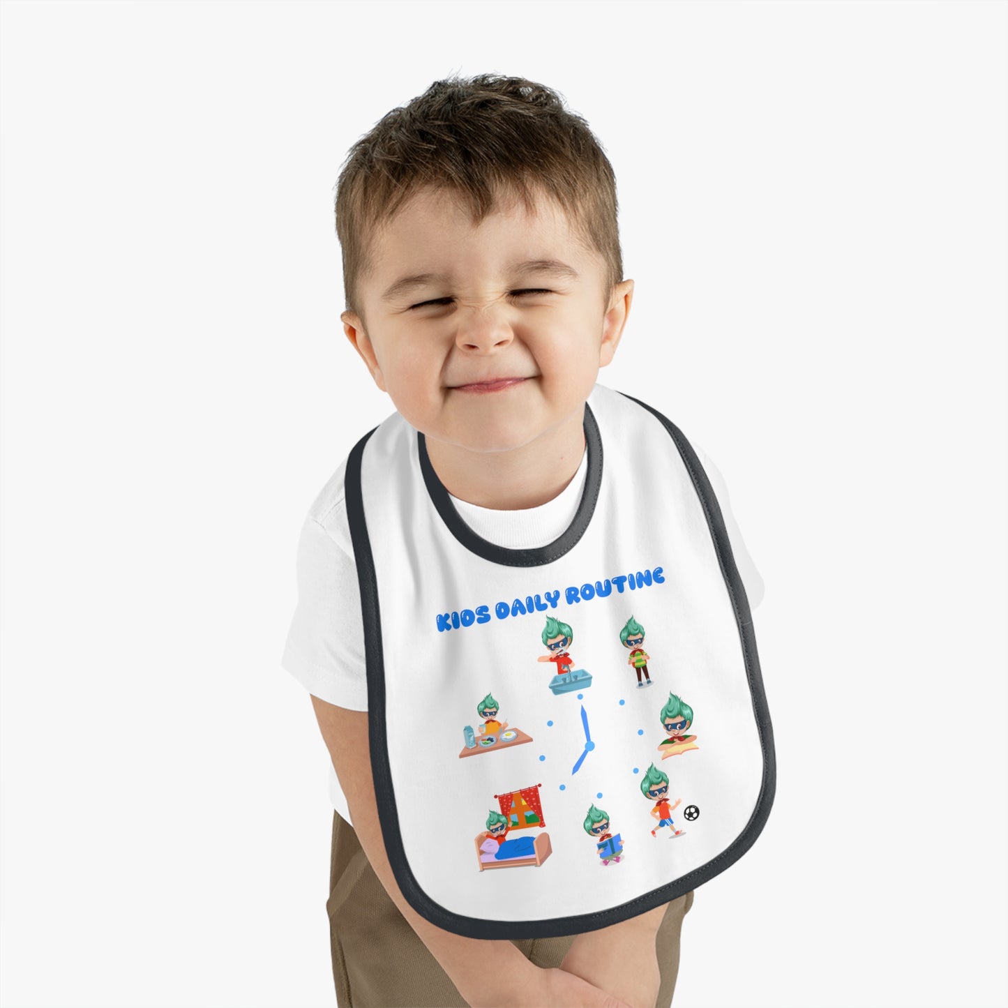 Baby Bib - Super kiddo daily routine