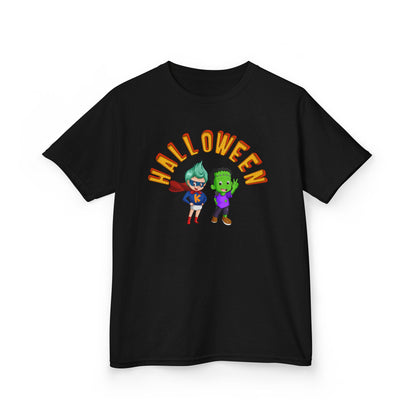 Kids Heavy Cotton™ Tee - Holloween with super kiddo Printify